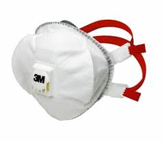 3M Particulate Respirator, FFP3, Valved, 8835+